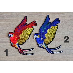 Papoušek modrý a červený