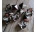Cvočky na oblečení 12x12 mm pyramida - stříbrné 50 ks     0,96 CZK / 1ks