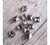 Cvočky na oblečení 6x6 mm pyramida - stříbrné 50 ks     0,76 CZK / 1ks