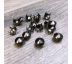 Cvočky na oblečení 8 mm kulaté - gun metal 25 ks 1 CZK / 1ks