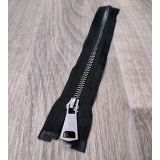 Kovový černý zip 15 cm / ČERNÝ