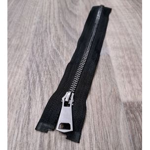 Kovový černý zip 15 cm / ČERNÝ