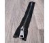 Kovový černý zip 15 cm / ČERNÝ