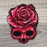 Lebka s růží